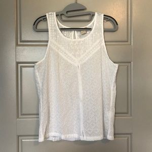 Lucky Brand Eyelet Top (Medium)
